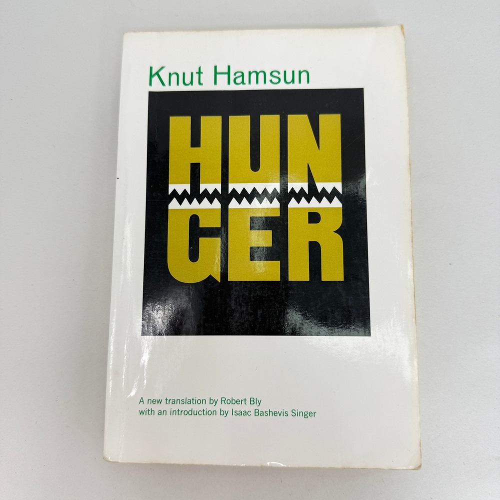 Hunger by Knut Hamsun Robert Bly Translation Noonday Press Paperback Book